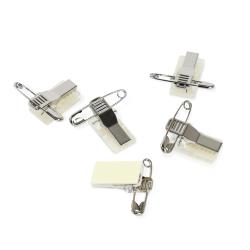 Clip with Pin Metal Lever - Large 50pcs