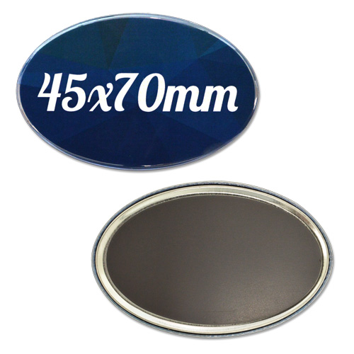 サンプル 45x70mm楕円形 マグネットパーツセット