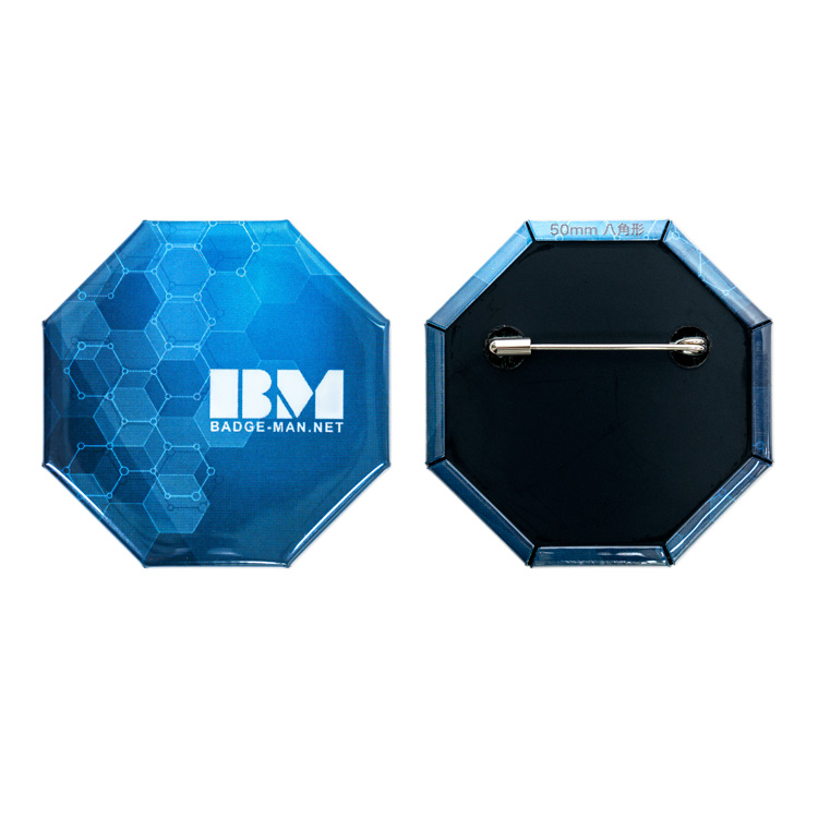 50mm 八角形 ZecurePIN(Z安全ピン) パーツセット