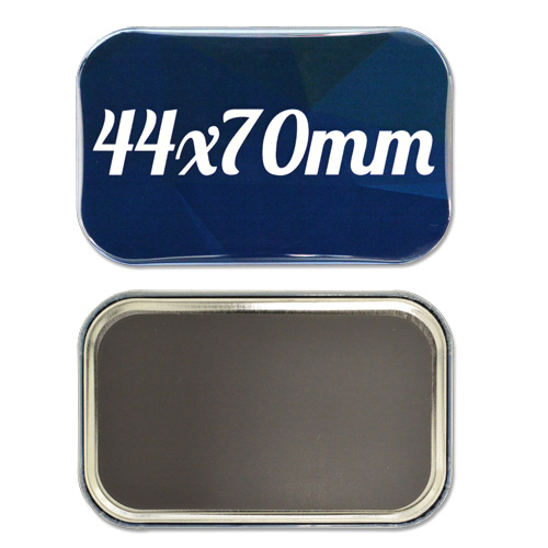 44×70mm 丸角長方形 マグネット パーツセット 250個