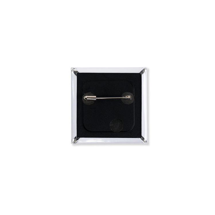 40mm 四角形 ZecurePIN(Z安全ピン) バックパーツ 50個