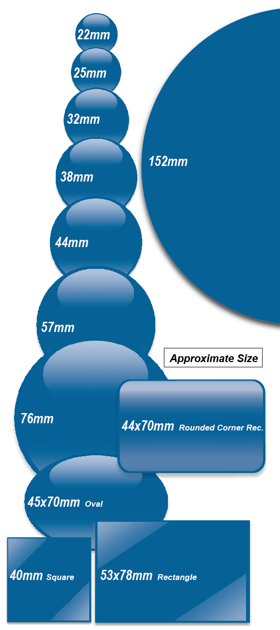 Badge Sizes